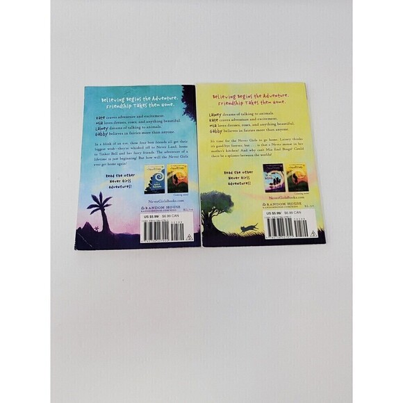 DISNEY THE NEVER GIRLS SET OF 4 PAPERBACK BOOKS GIRLS FICTION TWEENS FAIRIES - Picture 7 of 10